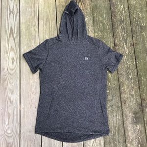 Under Armour Gray Short Sleeve Gym Hoodie